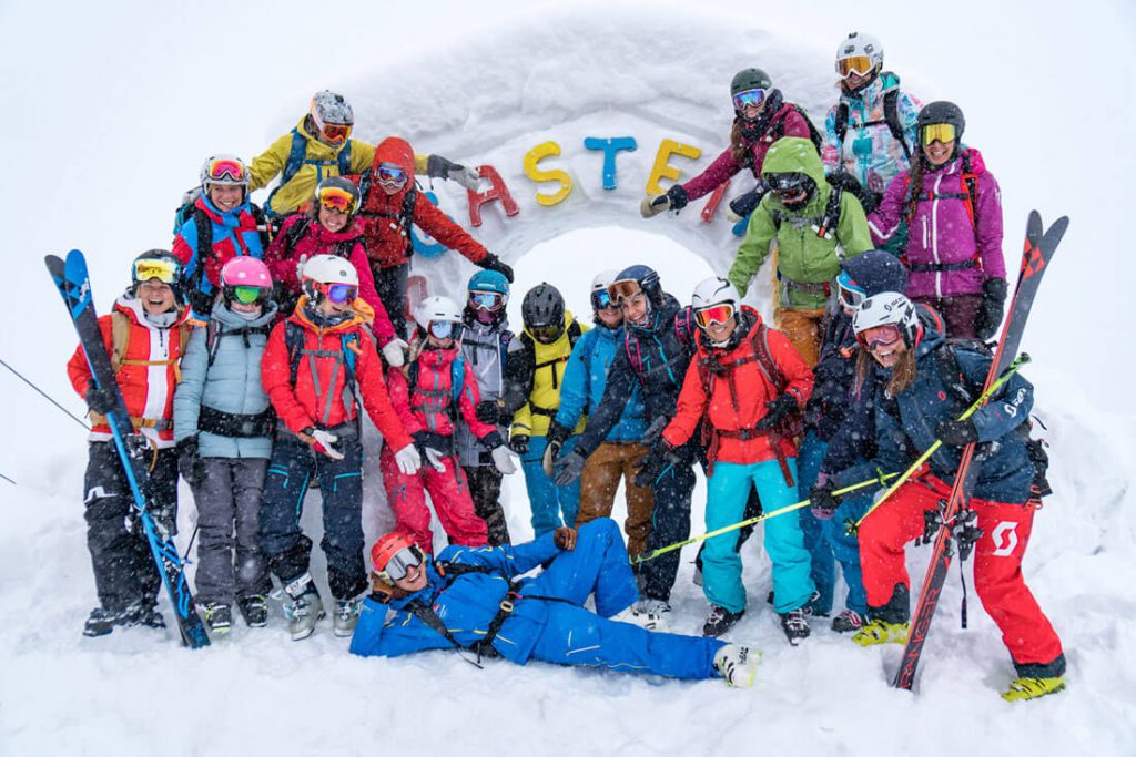 Shades of Winter female freeride camps coming up in March 2019